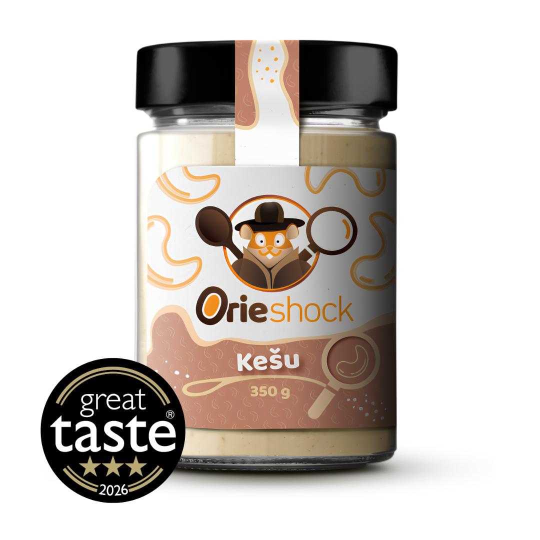 Orieshock Kešu 350g s medailou Great Taste 2026